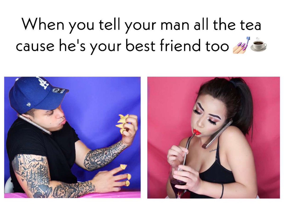 KingJr_01's tweet photo. Me & @kkestefanya had to🤣🤣😂😂💀💅🏼☕️♥️—-Tag your BESTIE😂💀
•
•
•
#whatsthetea #chisme #couplegoals #lifewithjk #explorepage #explore #wshh #toofaced #urbandecay https://t.co/Gwu0Eojnan