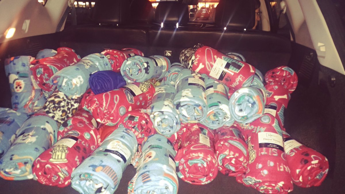 Snickerdoo2's tweet photo. #GiveBackSweeps @iontv #Entry We love our local Humane Society!! Sunday we donated 54 blankets for the dogs and cats. LOVE to see them win. They are 100% volunteer and rely on donations. https://t.co/guORx6WBhV