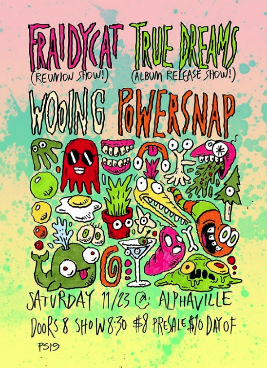 Can't wait for the weekend! So excited and honored to be playing with one of our faves <a href="/truedreamsband/">hannah nichols</a> for their record release show Saturday at <a href="/alphavillebk/">ALPHAVILLE</a> ! Plus Fraidycat reunion &amp; Powersnap! 
link.dice.fm/0G4f4yE1P0