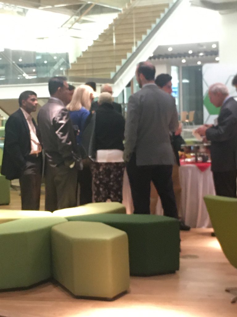 MDTechCouncil's tweet photo. Connecting top C-Suite executives in the life sciences industry at the Maryland Life Sciences CEO Reception. Thank you @UatShadyGrove for hosting us at the new Biomedical Sciences and Engineering Education Facility! #lifesciencerevolution https://t.co/YZw5gptMaB