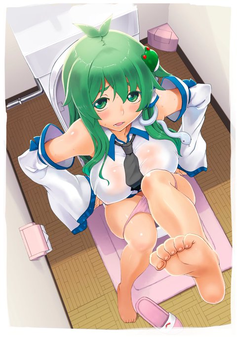 今日は世界トイレデー
てことで過去絵からトイレの早苗さん 