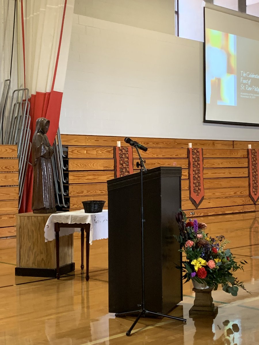 McGrane3rdClass's tweet photo. Happy Feast Day!! We celebrated our St. Philippine at a special liturgy today. What a special treat to hear from a great great granddaughter of one of “Philippine’s” beloved Potawatomi. @ash1818 https://t.co/LGeuC35VqX