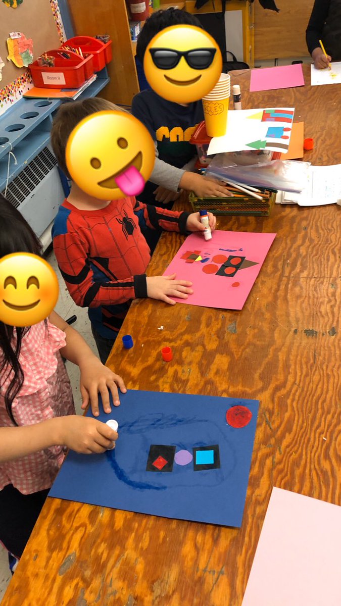 MsSTeacher1's tweet photo. Great morning spent at @ViscountA learning about different shapes in math with the kindergartens! They created some wonderful pictures! @CSHUOttawa @uOttawaEdu https://t.co/MTK6iVNvvG