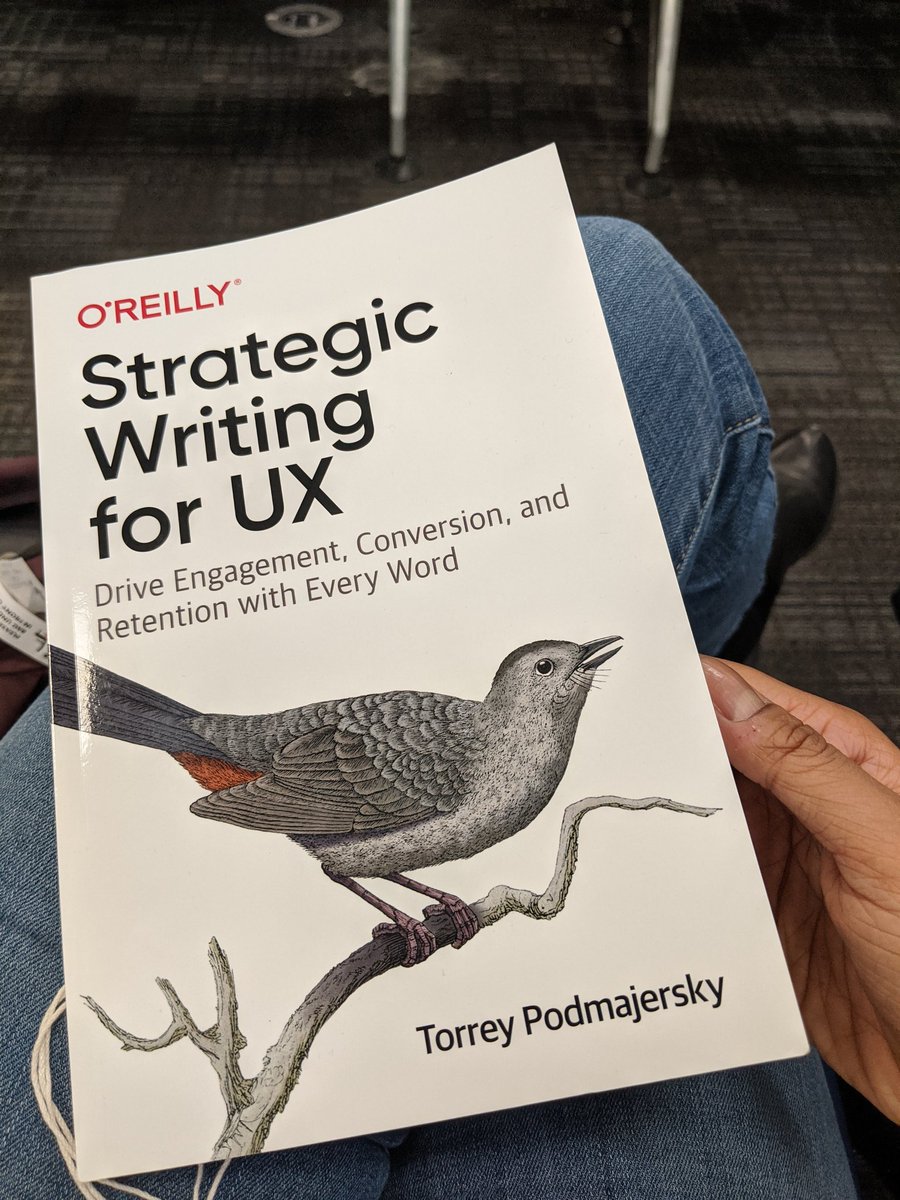 Rachna_Chohan's tweet photo. A little light reading while waiting to board my flight to head back to Vancouver after a magical time with my family in T.O 
#learning #ux #uxwriting #design https://t.co/cN1lcxEx4l