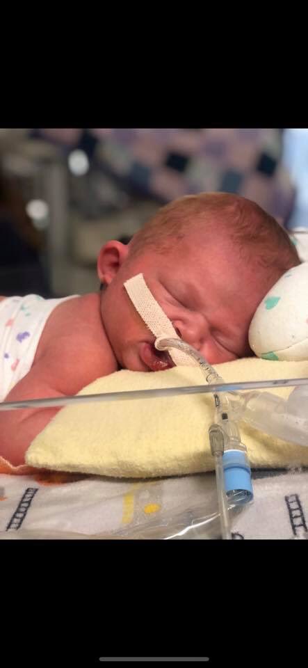 K_RO53's tweet photo. Here’s an update on baby Carter! Prayers we take our little man home soon! @Brandonbruce51 https://t.co/Yuha0U6xvS
