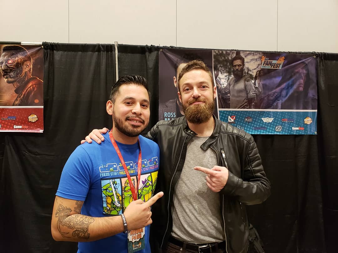 DNCDigital's tweet photo. Cant wait til u guys see this interview with @RossMarquand at @RgvFest . Thank you so much for your time!!!
#rossmarquand #TheWalkingDead #zombies #Apocalypse #aaron #conventions #rgvfanfest #interviews https://t.co/M8n8WSMrYA