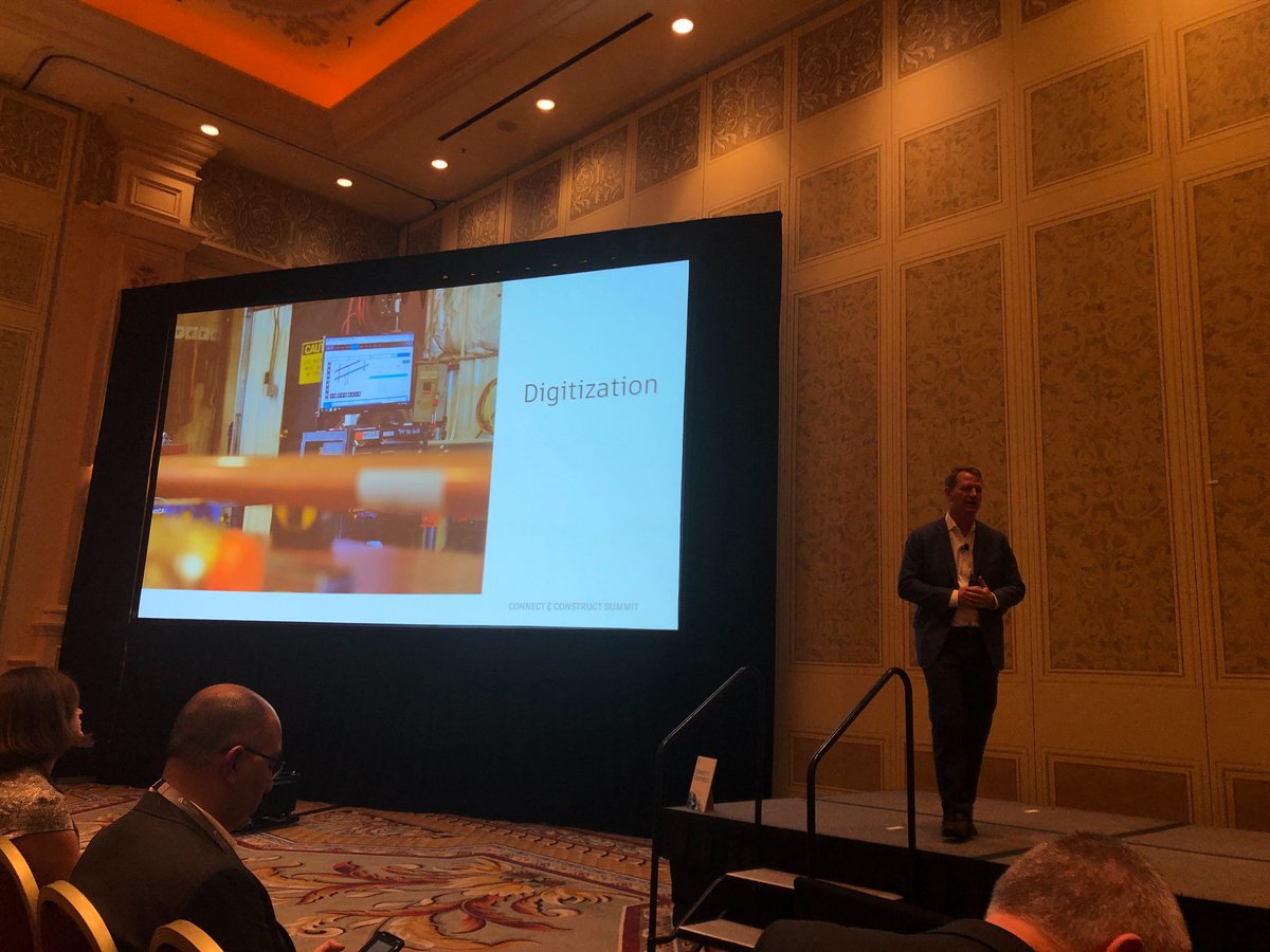 AutodeskRevit's tweet photo. Mechanical Inc. CEO Brian Helm says company is committed to #digitization and plans to go completely paperless #ConnectConstruct https://t.co/Ju37Pq5bub