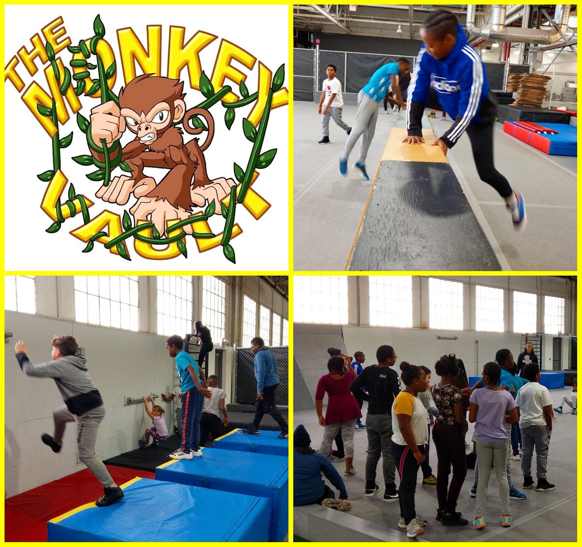 Thank you to @themonkeyvault for hosting us on a PA Day! #charity #squash #fitness #parkour #toronto