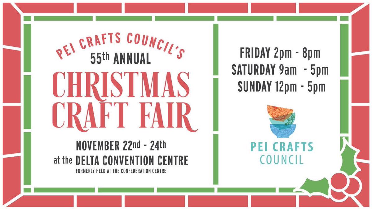 ‘Tis the season! @VillagePottery will be one of the many vendors at @PEICraftCouncil Christmas Craft Fair this Friday, Saturday and Sunday at @DeltaPEI 🎄 facebook.com/events/s/pei-c…