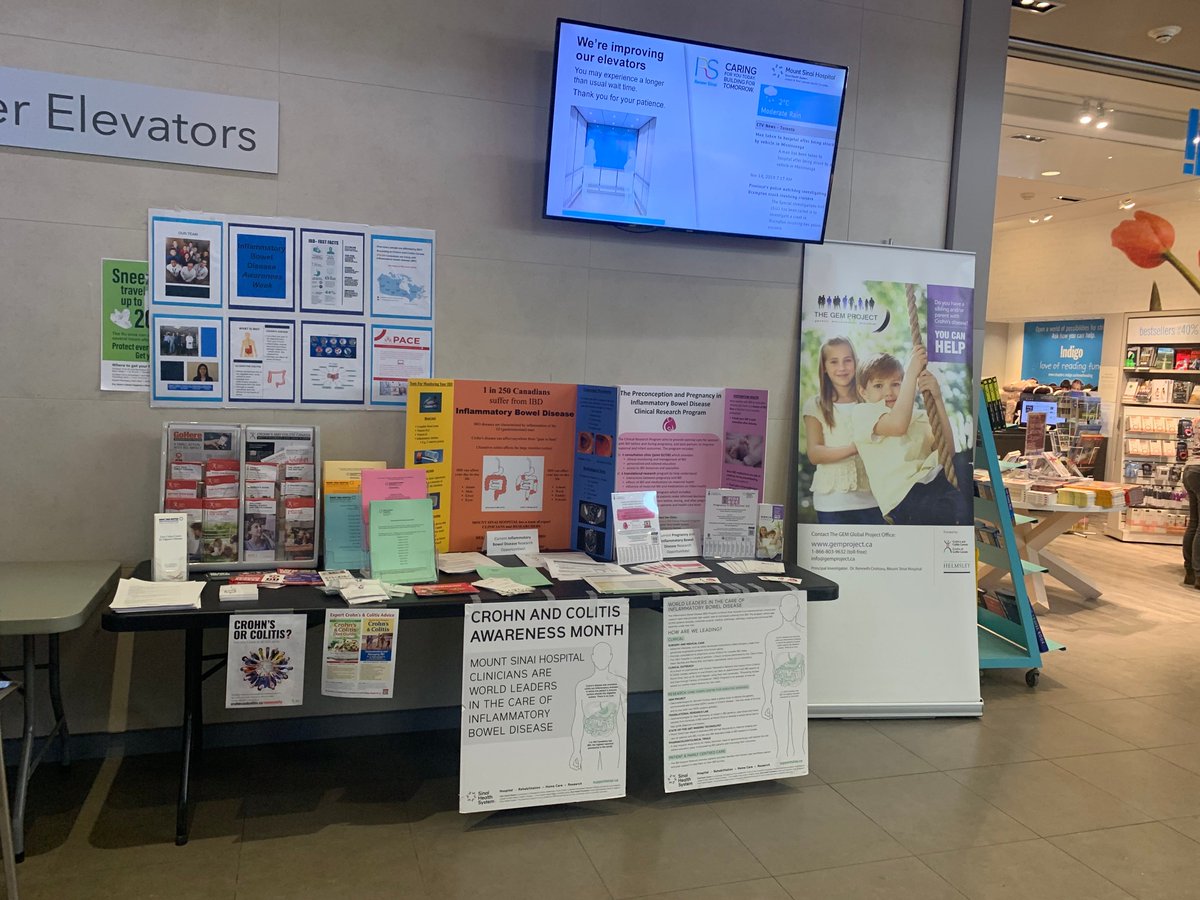 Vivian Huang, MD (@vwaimeih) on Twitter photo If you're in Toronto this week, come by MSH <a href="/SinaiHealth/">Sinai Health</a> and check out our #IBD display to learn more about #Crohns and #ulcerativecolitis. If you're in Toronto this week, come by MSH <a href="/SinaiHealth/">Sinai Health</a> and check out our #IBD display to learn more about #Crohns and #ulcerativecolitis.