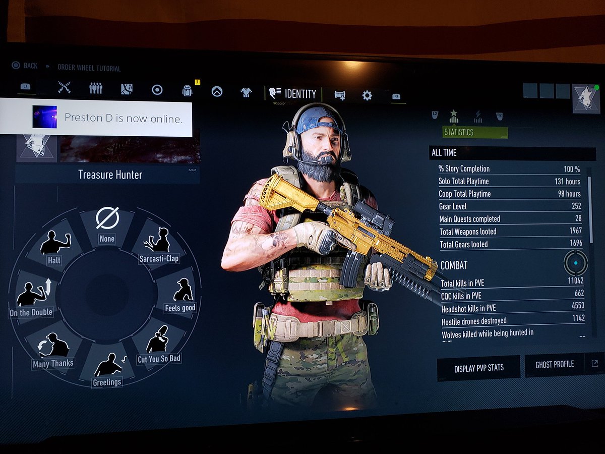 <a href="/GR_BreakPoint/">Tom Clancy's Ghost Recon BreakPoint</a> Finally made it to the end and got him. Looking forward to what comes next! #PS4share #chronicillnesssucks #neverforgotten #ghostreconbreakpoint