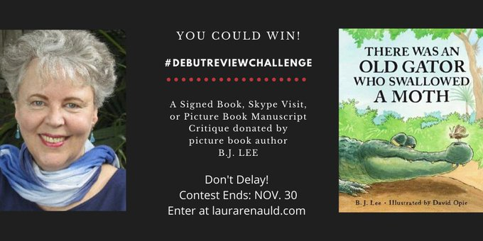 NataleeCreech's tweet image. 12 reasons to review. Thank you @laura_renauld!
 1. @bjlee_writer
 You might win a prize! #MotivationMonday #DebutReviewChallenge #ReadReviewRepeat #Kidlit #amreading #writingcommunity #PB #parents #teachers #librarians #writers #giveaway 
@picturebookbuzz