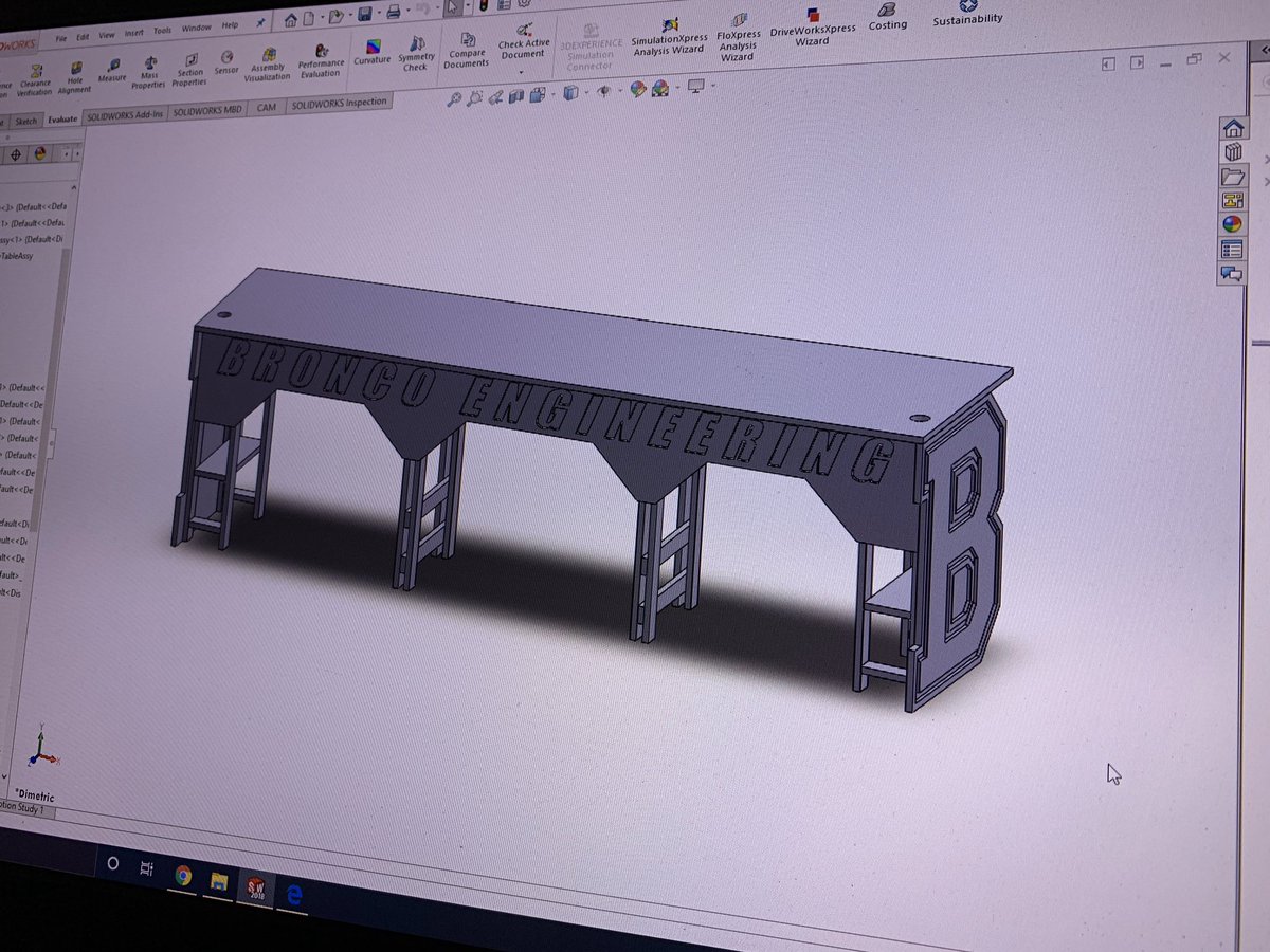 bronco_steam's tweet photo. Got a sample #BroncoEngineering desk ready just in time for the JA Inspire booth this week! Thank you to all the Broncos that helped make this possible! #GoBroncos #WeKnowWhatWeDoin @BHSBroncos https://t.co/nOOBqv8IZD