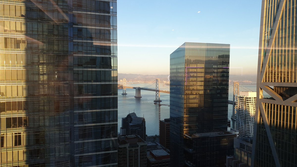 sirwhistler's tweet photo. #TheBattle is on at Accenture Liquid Studio in the #SFTower with stunning views distracting from the work https://t.co/RyJv33G2Oi