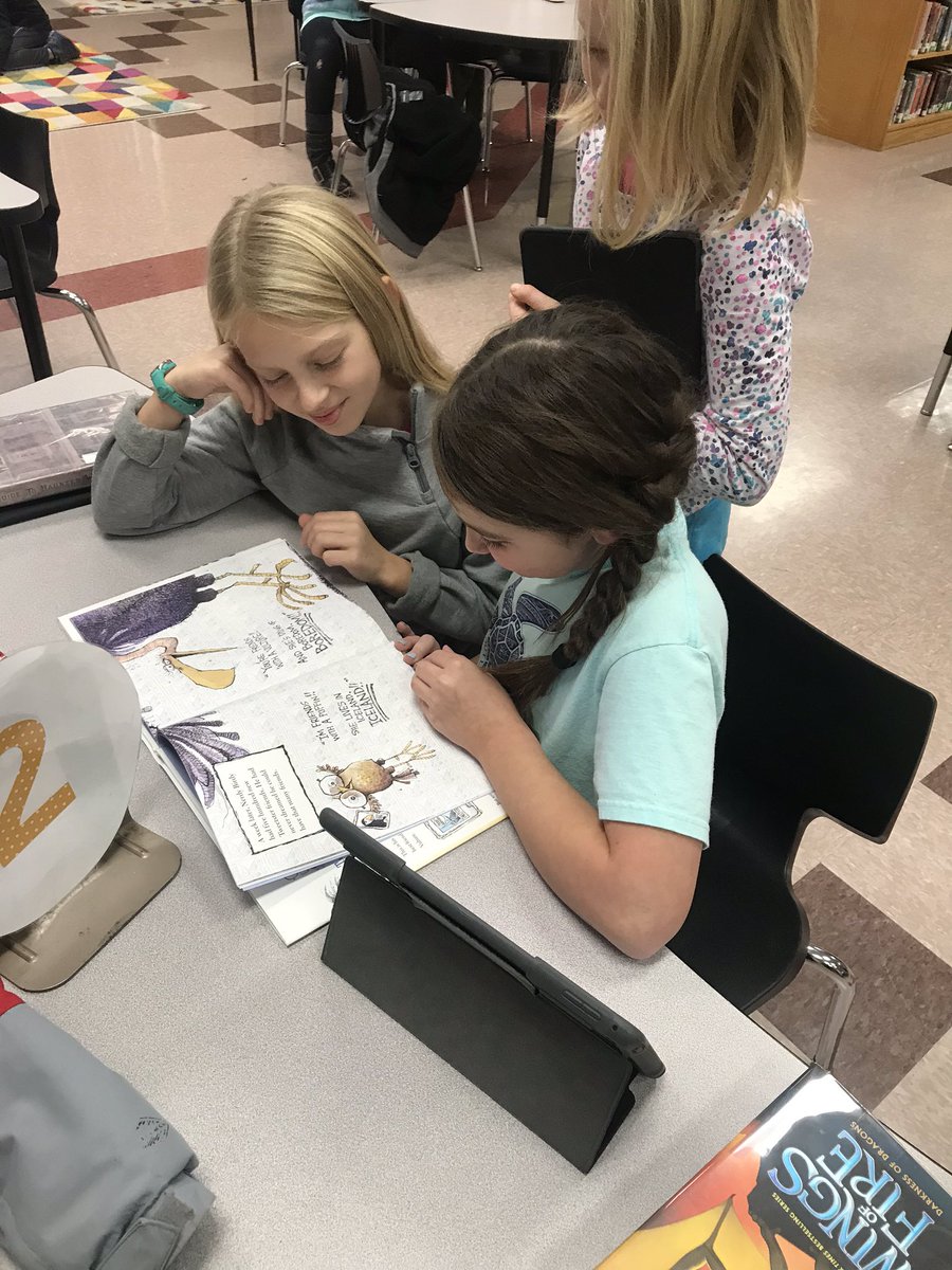 Today we started a read aloud series focused on digital citizenship and internet safety. These 4th graders were so engaged that they asked to browse the book the 5th graders got to hear.