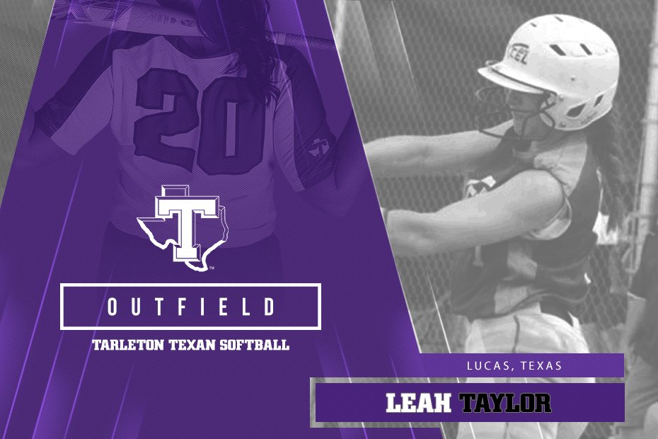 Next up is Leah Taylor, welcome to Stephenville Leah we are glad you are here! #BleedPurple
