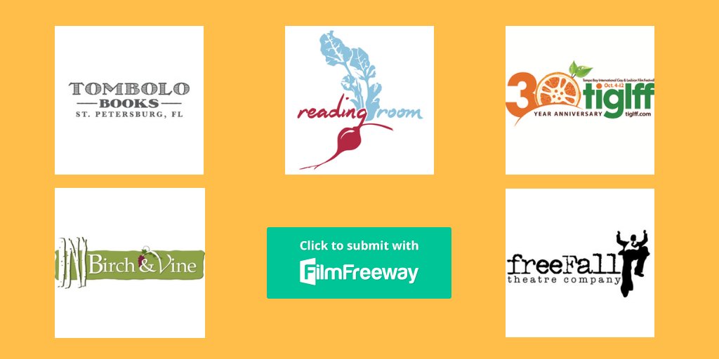 SunscreenFF's tweet photo. a big Thank-you to these #SunscreenFF19 festival supporters @TomboloBooks @TIGLFF @The_birchwood @FilmFreeway @freeFallTheatre https://t.co/7vIgXYeKhP