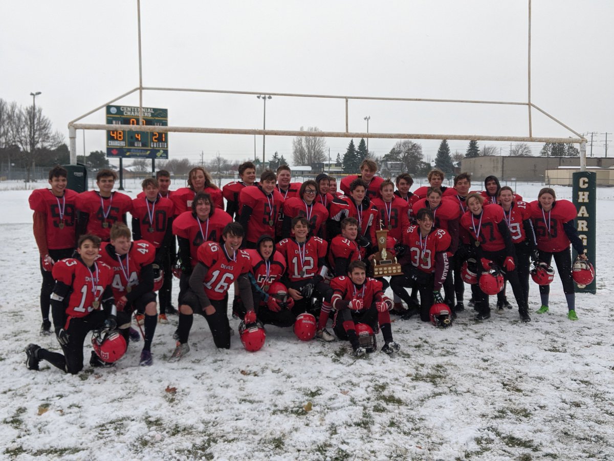BSSFootball's tweet photo. COSSA Gold!  Great group of athletes and fantastic young men and women, congrats on your victory and your journey this year! https://t.co/DplAUerLtB