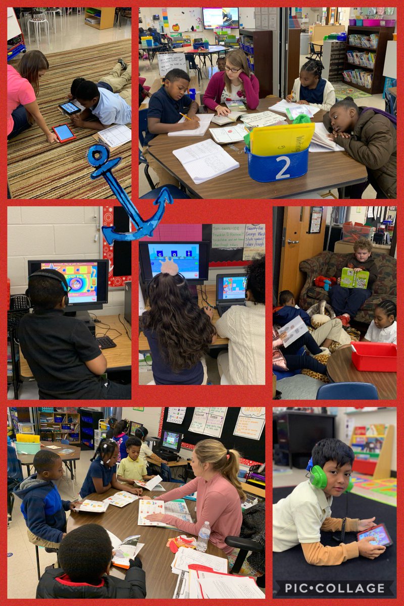 kath_bender's tweet photo. Ms Skaggs and Ms Folk are anchored in best practices during their balanced literacy block in 2nd Grade! Every child is engaged in text and is receiving instruction based on their individual needs! ⚓️📚❤️@Istationed @COBB_ELA @SunnyDaysin2nd @lbailey801 @SandersES1 https://t.co/MW60xbM2fs