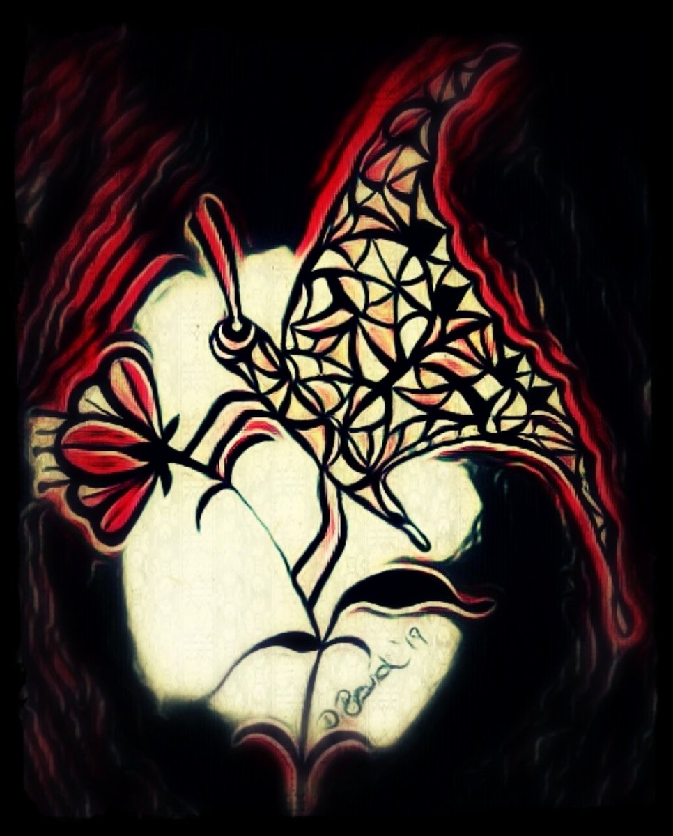 Butterflywarri2's tweet image. #customizedart using my last #doodle