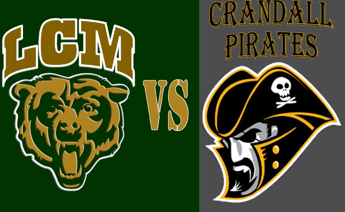 LCMBearFootball's tweet image. Playoffs Round 2!!! 🐻v🏴‍☠️
LC-M Battlin’ Bears vs Crandall Pirates Where: Nacogdoches Dragon Stadium
When: Friday 11/22/19
Kickoff @ 7 pm 
#BlockingAndTackling #AreaRound #ItsAGreatDayToBeALittleCypressMauricevilleBattlinBear