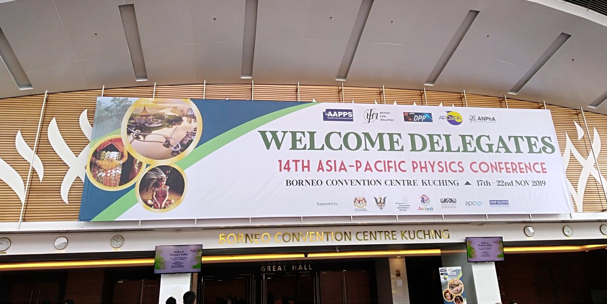 igordownunder's tweet photo. Good morning Kuching! #appc2019 14th Asia Pacific physics conference! My first time in #malasya. Here to talk about #hBN #photonics and @MetaOptics https://t.co/4H1l9F5DnV