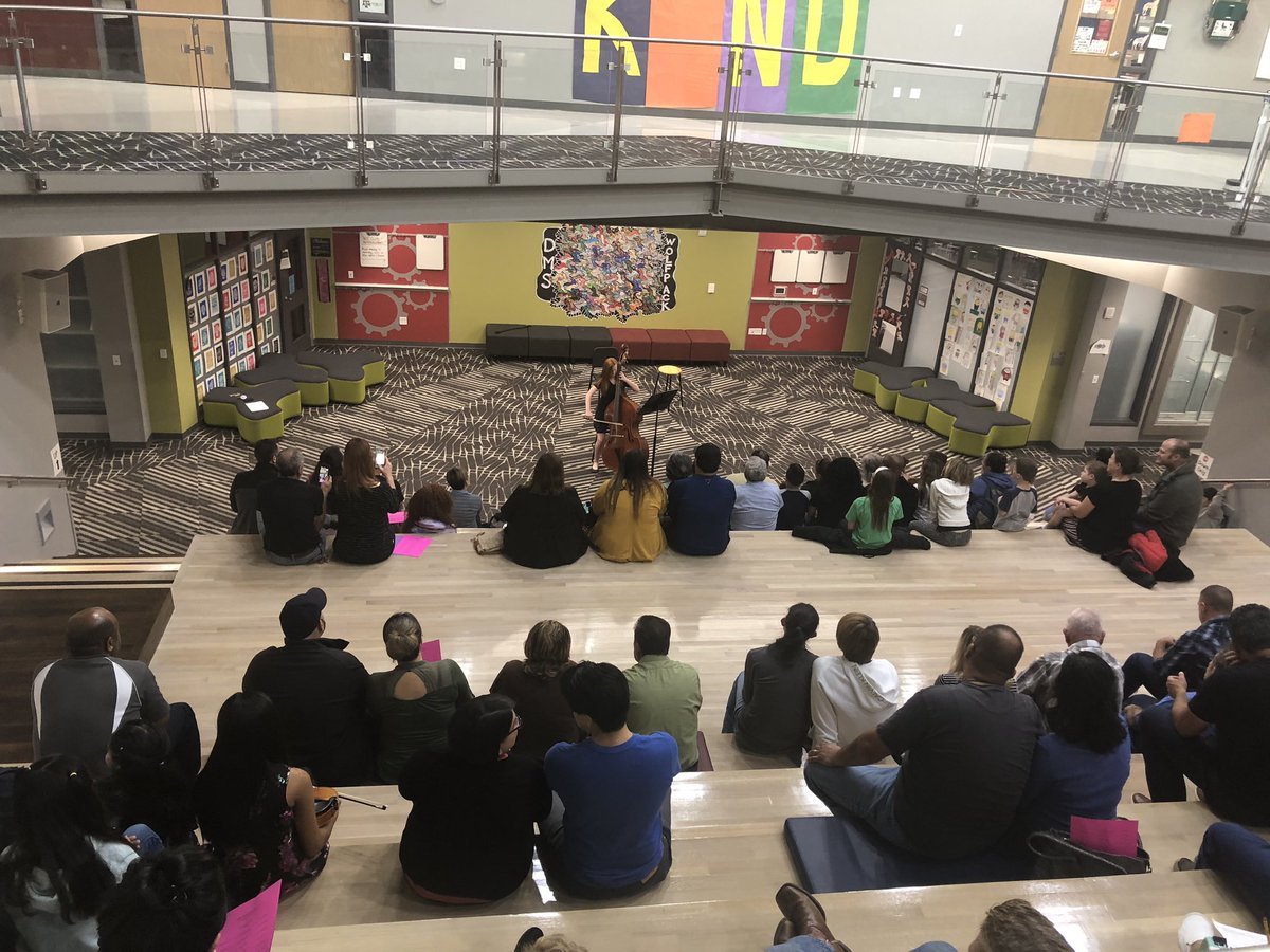 AllisonR2528's tweet photo. DMS Orchestra Recital 🎻 #Wolfpack #learningstairs @DanvilleMiddle https://t.co/ZP8AShJWHr