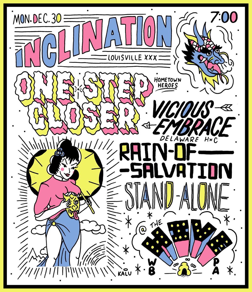 MickeySavit's tweet photo. Set up a show for Inclination in Wilkes Barre. Last local OSC show for the year. DM for address. RT for hc unity. https://t.co/Q01o3R0IKJ