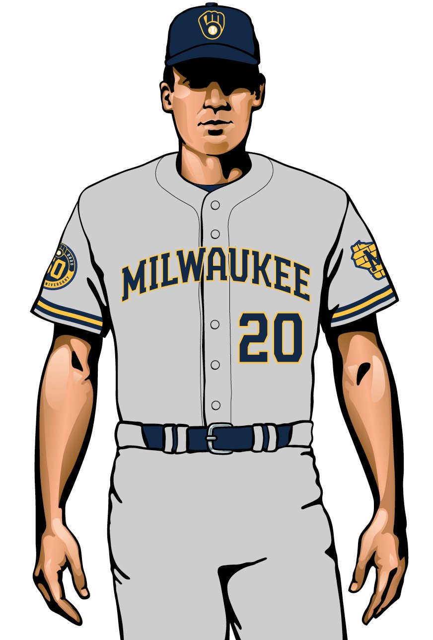 Paul Lukas on X: FIRST LOOK: Official mock-ups of Brewers' new