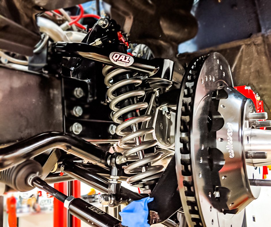 QA1Motorsports's tweet photo. QA1 MOD Shocks ✅
QA1 Front F-100 System ✅
@Wilwoodbrakes ✅
#goDRIVEit #QA1equipped #MODshock #MODMonday #fordf100 #WilwoodDiscBrakes #Wilwoodequipped #protouring #restomod #QA1 #QA1suspension #prostreet #fordtrucks #classictrucks https://t.co/MG7XEYiTcp