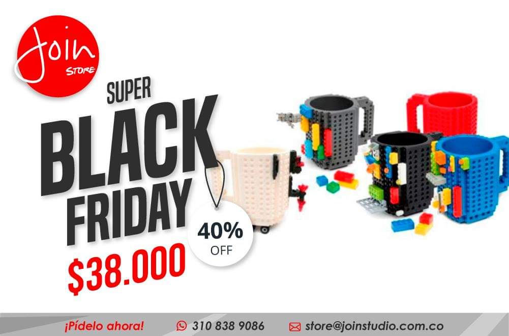 MyJoinStore's tweet image. Comenzaron nuestros descuentos de #BlackFriday
Uno de nuestro productos mas vendidos, el genial y resistente Mug LEGO.
Trae fichas para armar y decorarlo a tu gusto.
¡Aprovecha el descuento pidiéndolo ahora! 
#JoinStore 🛍️