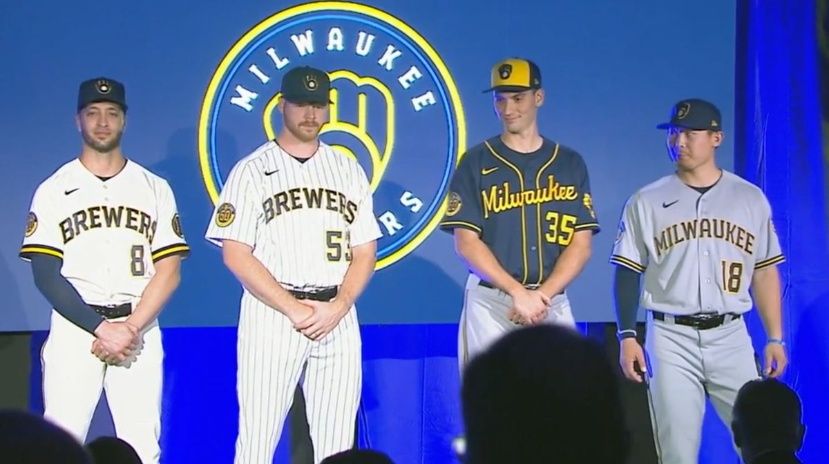 Milwaukee Brewers Alternate Uniform - National League (NL) - Chris  Creamer's Sports Logos Page 