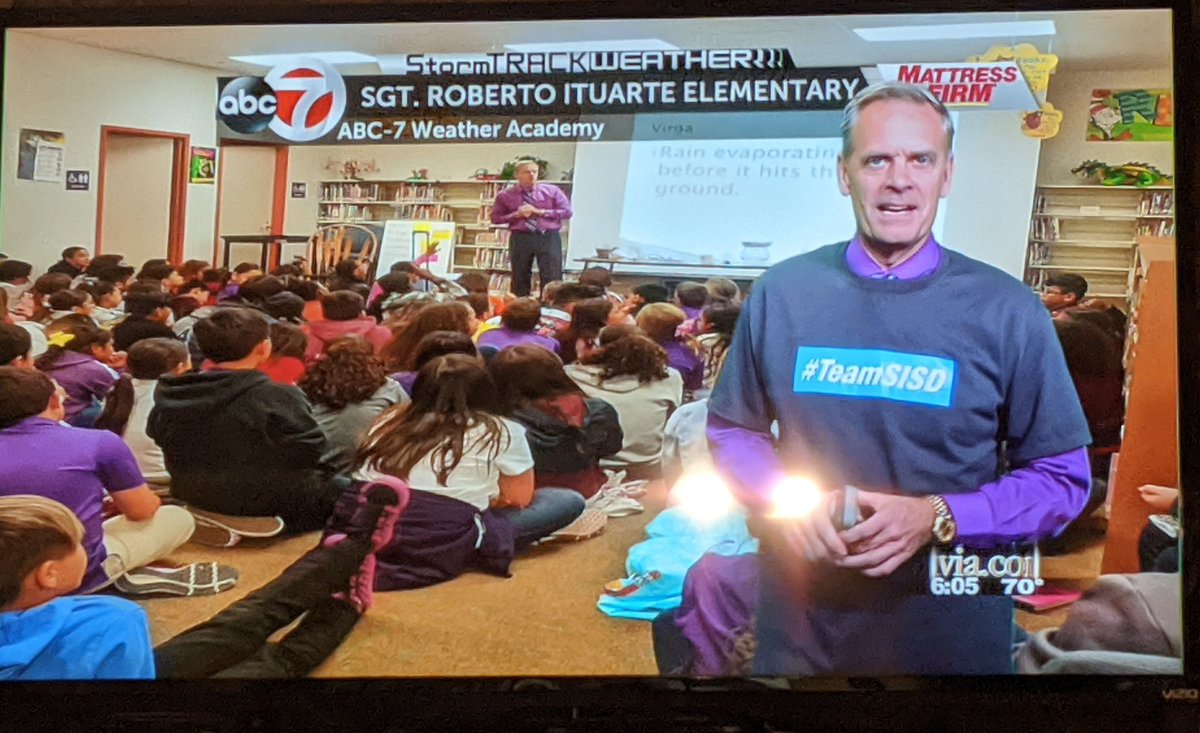 Robotics_IES's tweet photo. Thank you Doppler Dave Speelman and ABC 7 storm team for teaching our students about weather #TeamSISD https://t.co/O4iR2iimaZ
