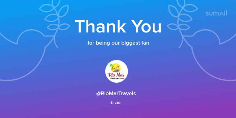 Our biggest fans this week: RioMarTravels. Thank you! via sumall.com/thankyou?utm_s…