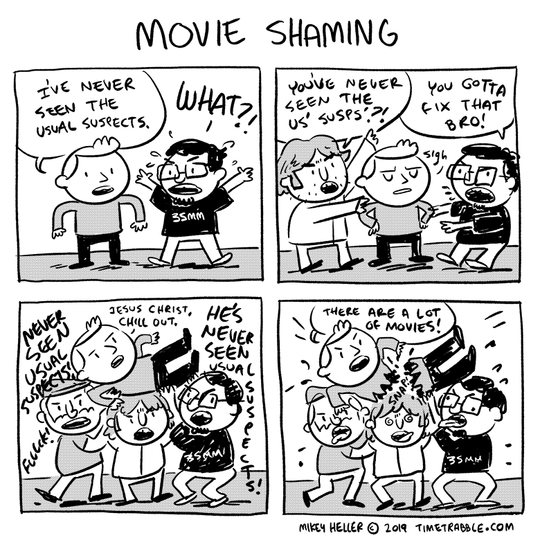 i drew a comic about movie shaming 