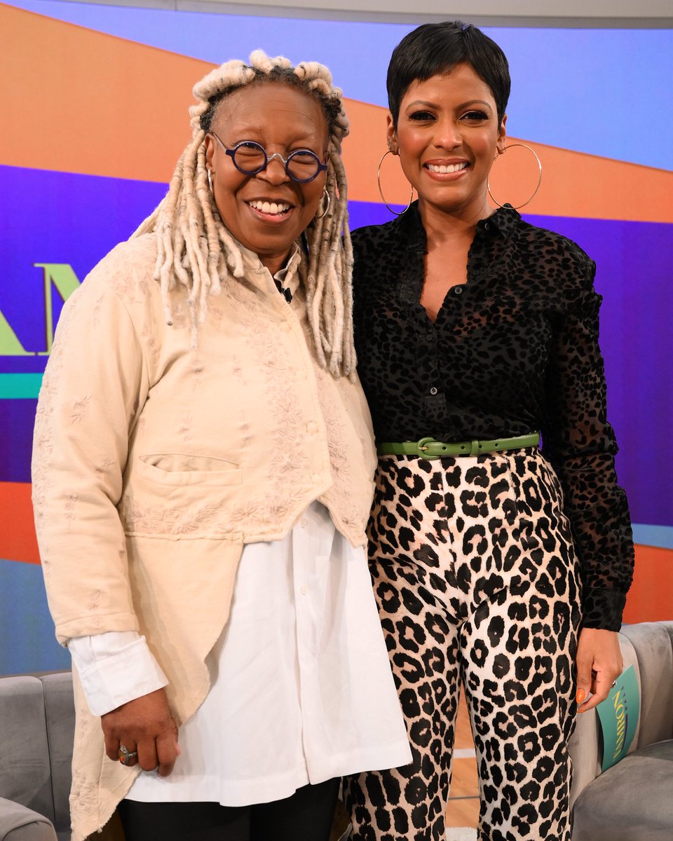 When the realest @whoopigoldberg stops by to say hi. 🙌🏾 Thank you Whoopi love and hugs @theviewabc