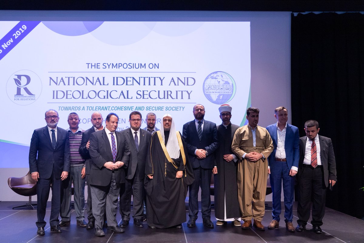 MWLOrg_en's tweet photo. HE Dr. #MohammadAlissa brought #MWL's message on the importance of tolerance & moderation to Denmark last week, spreading awareness how the #CharterofMakkah embodies these principles. #MWLinDenmark https://t.co/IIoYYIE1w3