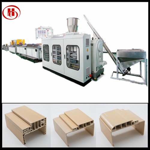 tongsanmachine's tweet image. WPC door frame making machine
1,material: PVC+wood
2,extruder: high output conical double screw
3,calibrator:high speed cooling #wpcDoorFrameMachine #wpcDoorProfileExtrusionLine #wpcDoorJambMachine #pvcProfileExtrusionLine #wpcMachine