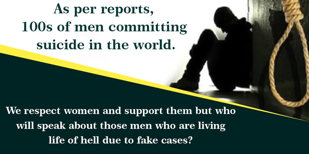 Anshika770's tweet photo. Stop #RisingFakeCases against innocent men!
Stop defaming innocent men!
Stop ruining life of men by conspiring them in fake rape cases!
#iMDAwards
#PurushAayog
#MensDay19Nov https://t.co/2xyAHarTRs