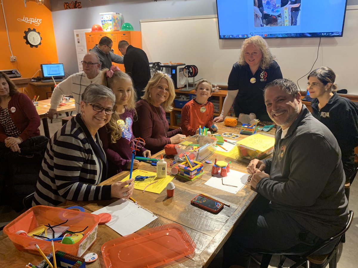 NewCastleAreaSD's tweet image. NCASD School Board Members trying out the new @mattsmakerspace by tinkering around with some Maker Learning and #NCASDSteam activities #buttonmaker #3Dprinting #designthinking #novelengineering @makeymakey @OfficialCricut @ff3dprinters  @tinkercad