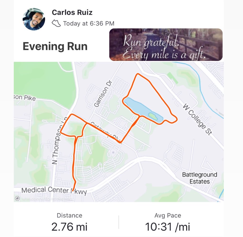 ruiz_c_r's tweet photo. Not quite accustomed to running in the cold weather yet but, I’m figuring it out mile by mile. #MondayMisfits #FleetFeet #RunBoro #Run615 #SixRunFive https://t.co/uUIvudA2J6