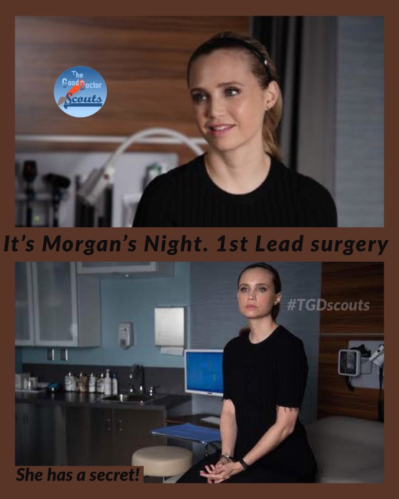 GoodDoctorK_S's tweet photo. #Morgan has a secret.... it’s her 1st lead surgery. Is she going to be ok? She’s come so far, absolutely love this character😮😟. All 𝙉𝙀𝙒 #ep308 #Moonshot tonight #TheGoodDoctor #ABC 10pmE/W 9pmC @FionaGublemann
#BeThereOrMissTheMagic 🌟
#TheGoodDoctor @SLfrom #TGDscouts Sυҽ🧩 https://t.co/n0HBe8pHqM