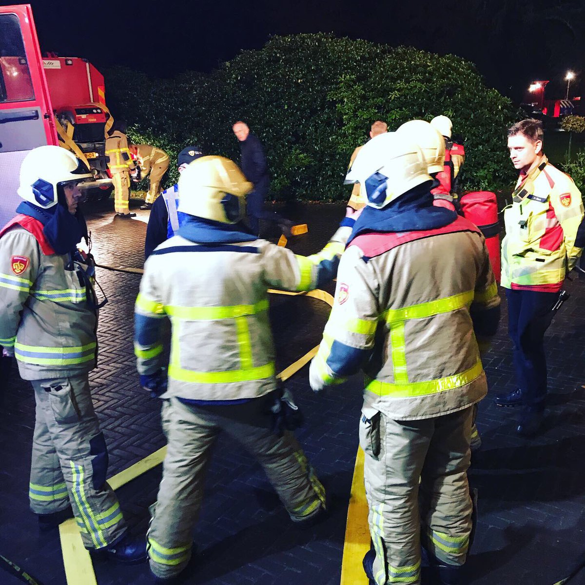 Leerzame ontruimingsoefening oefening Huize IJsselvliet @brandweer_oldebroek @brandweer_elburg #BHV IJsselvliet post Wezep 💪