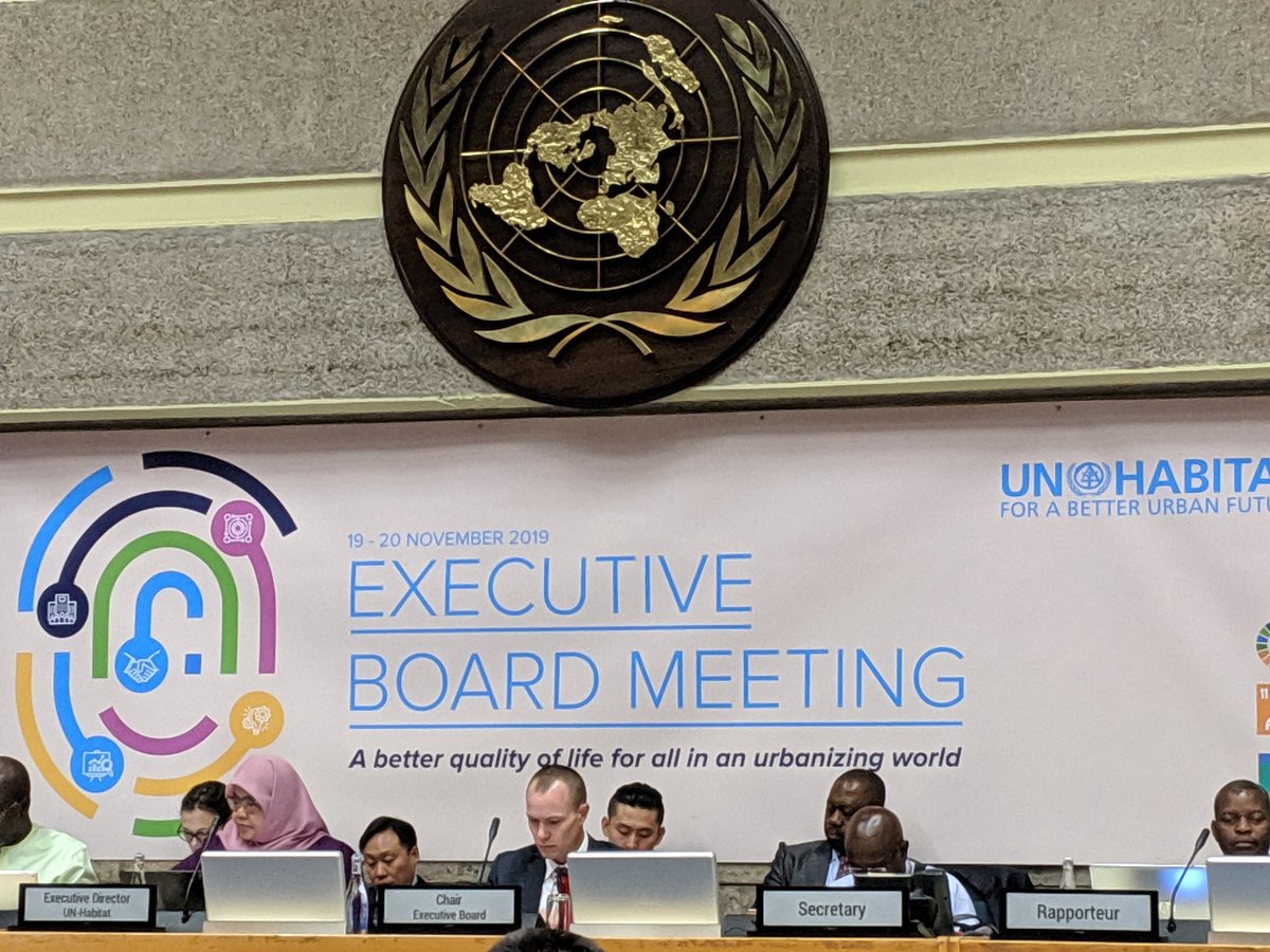 SLinkenya's tweet photo. UN HABITAT first meeting of the Executive Board commenced at UN Nairobi today. Sri Lanka is a member of the Executive Board and Sunil De Silva, High Commissioner in Kenya is participating at the two day conference https://t.co/7RmpbuhwNo