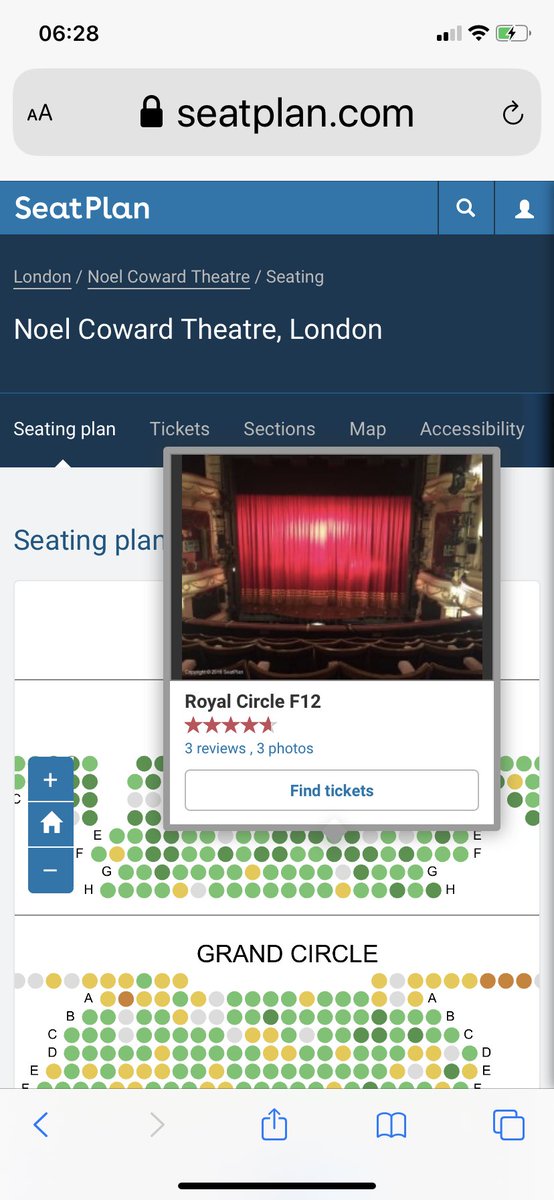 Noel Coward Theatre Seating Chart