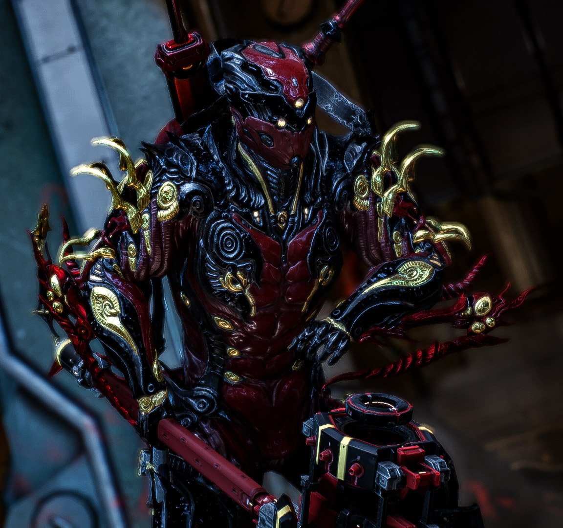 EArcher34's tweet image. My new Ash... Ash-Pool!!! #Warframe #Captura #AshPrime #DeadpoolCosplay
