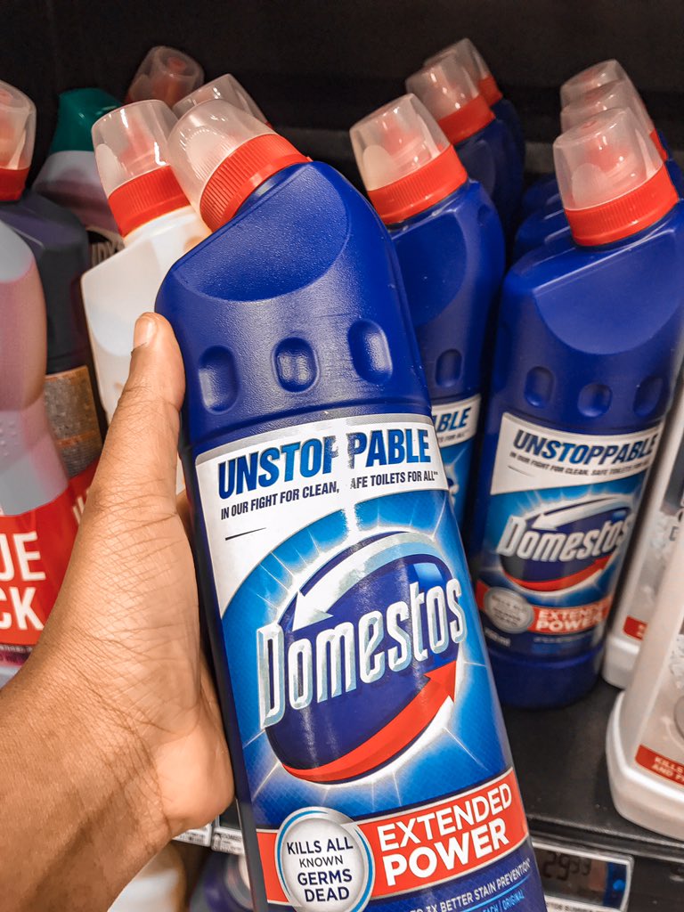 _rhiitha's tweet photo. Today is World Toilet Day 🗣

@DomestosSA is working in partnership with the World Toilet day to improve school sanitation in South Africa 

You can support this cause by purchasing a bottle of Domestos today all earnings go towards the cause #WTD2019 #domestossa https://t.co/MCWCFrsGx2