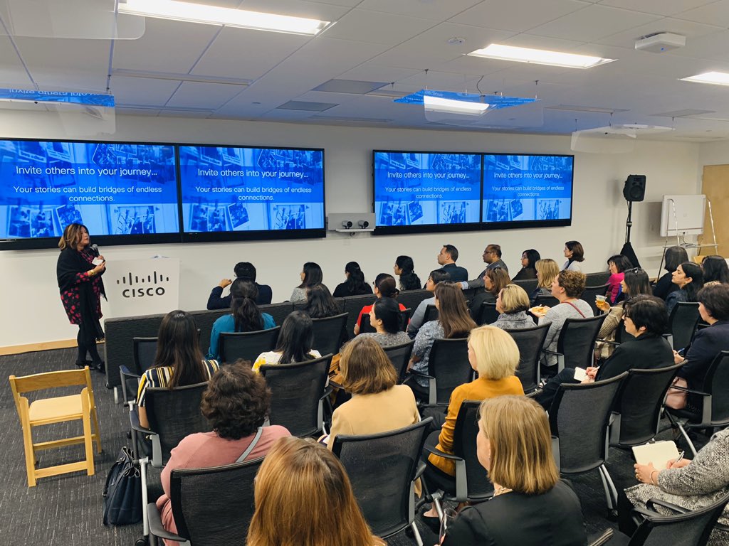 WomenOfCisco's tweet image. “Networking is the bridge to human connections &amp;amp; opportunities.” Thank you @christiebx, SVP #Cisco for practical &amp;amp; inspiring insights on “Infinite Possibilities Through Networking: How are you curating your possible?” #WeAreCisco #WomenInTech #nwap_sv #NetworkingWithAPurpose