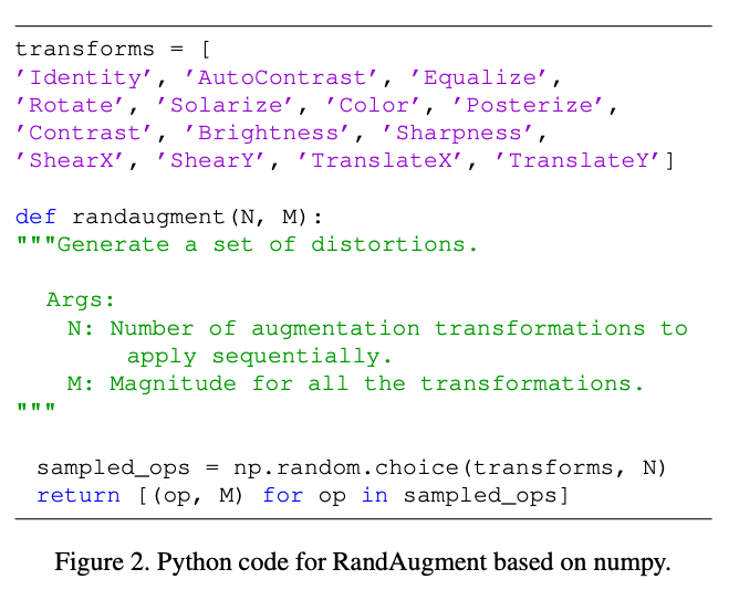 *New paper* RandAugment: a new data augmentation. Better &amp; simpler than AutoAugment. Main idea is to select transformations at random, and tune their magnitude. It achieves 85.0% top-1 on ImageNet.

Paper: arxiv.org/abs/1909.13719

Code: git.io/Jeopl
