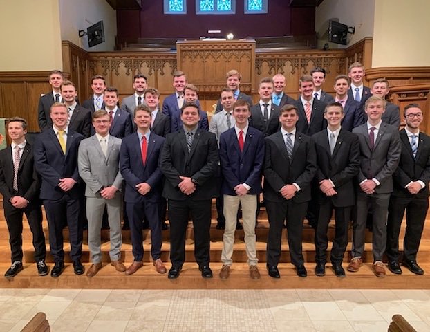 FarmHouseUNL's tweet photo. Initiated 👍

Against all odds, (well, not really) the 2019 FarmHouse pledge class made it. #fhexcelsior19 https://t.co/MSSUxzDSe6